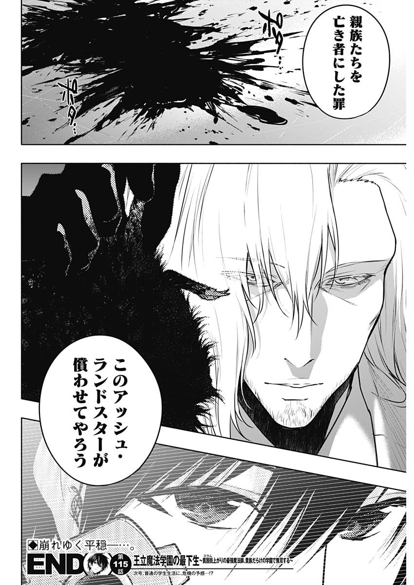王立魔法学園の最下生　～　貧困街（スラム）上がりの最強魔法師、貴族だらけの学園で無双する　～ - raw - 第115話 - https://jpee.aabb.to/JPEE/16070/gu0ix0alkyq.jpg