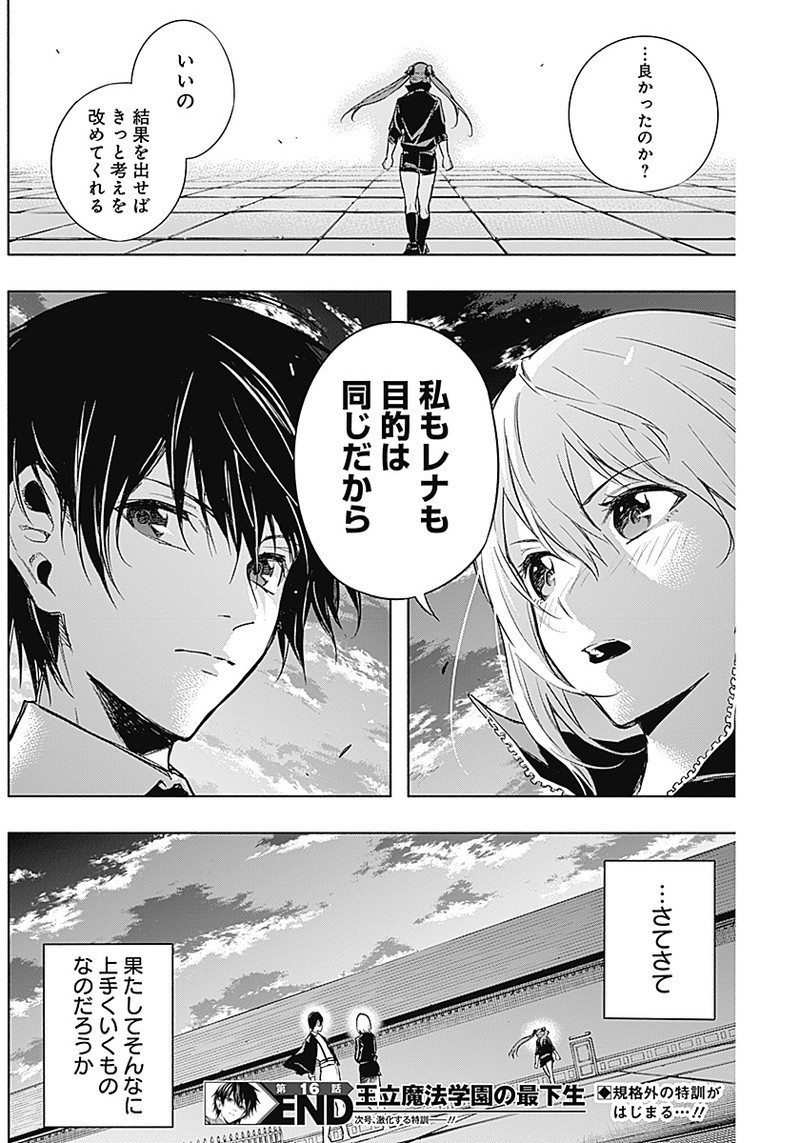 王立魔法学園の最下生　～　貧困街（スラム）上がりの最強魔法師、貴族だらけの学園で無双する　～ - raw - 第16話 - https://jpee.aabb.to/JPEE/16816/xjtfs0ef0le.jpg