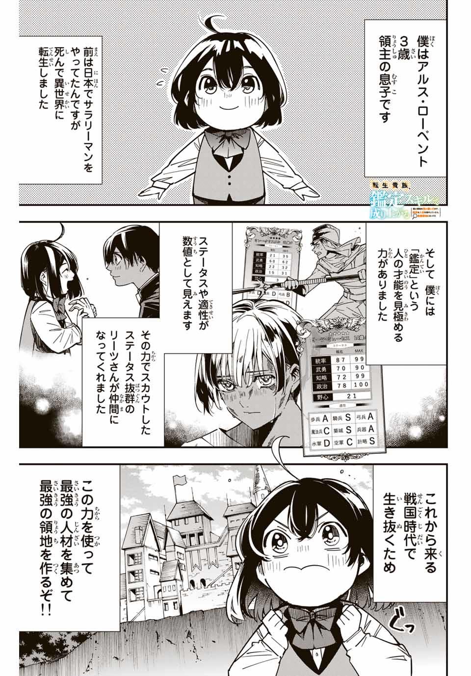 転生貴族 鑑定スキルで成り上がる ～弱小領地を受け継いだので、優秀な人材を増やしていたら、最強領地になってた～ - raw - 第4話 - https://jpee.aabb.to/JPEE/50955/rjuvwljlrkb.jpg